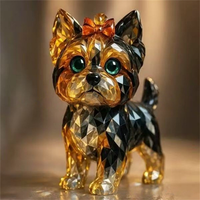 Nouveau Style de dessin animé résine animaux Sculptures modèle artistique intérieur extérieur décor pour chambre et salon cadeaux