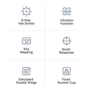 Mando de Juego de Simulación de Vuelo para PC Pxn-2119 Pro con Acelerador para PC/PS4/<span class=keywords><strong>Xbox</strong></span> One - Product Image 6