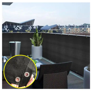 <span class=keywords><strong>Malla</strong></span> de Privacidad <span class=keywords><strong>para</strong></span> Balcón de HDPE, Estabilizada contra Rayos UV, Protección Contra el Viento, con Ojales y Bridas <span class=keywords><strong>para</strong></span> Apartamentos, Patios y Terrazas - Product Image 1