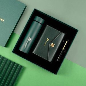 Promosyon iş hediye seti dizüstü kalem su şişesi termos bardak özel OEM Logo kurumsal olay promosyon USB sürücüsü hediye seti - Product Image 3