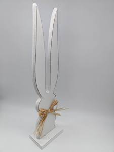 イースターラビット 台座付き 木製 高さ29cm - Product Image 2