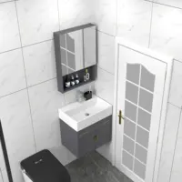 슬레이트 공간 알루미늄 세면기 욕실 캐비닛 조합 화장실 작은 아파트 캐비닛
