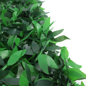 Muro <span class=keywords><strong>de</strong></span> Plantas Artificiales Comercial, <span class=keywords><strong>Valla</strong></span> <span class=keywords><strong>de</strong></span> PVC Realista con Alambre <span class=keywords><strong>de</strong></span> Hierro para Oficina, Paisajismo, Cerca, Fácil Montaje, Uso Interior/Exterior - Product Image 4