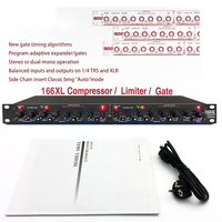 Compresseur limiteur de signal audio dynamique à double canal professionnel 166xs 166XL pour scène, KTV, studio