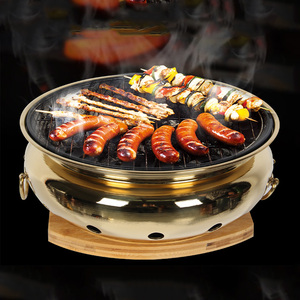 Parrilla <span class=keywords><strong>de</strong></span> mesa <span class=keywords><strong>de</strong></span> barbacoa <span class=keywords><strong>de</strong></span> carbón sin humo casera coreana - Product Image 1