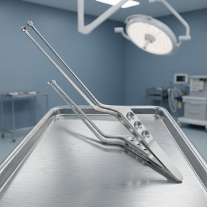 Pinces de préhension tumorale de qualité supérieure pour interventions neurochirurgicales, conception baïonnette, acier inoxydable, réutilisables, certifiées CE, outil chirurgical - Product Image 3