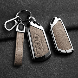 Housse de protection pour clé de voiture OLIVER VW Golf 8 Octavia A8 MK8 <span class=keywords><strong>2022</strong></span> 2021 <span class=keywords><strong>SEAT</strong></span> <span class=keywords><strong>Leon</strong></span> MK4 en alliage de zinc et cuir - Product Image 2