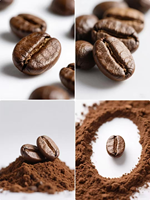 Grains de café Arabica aromatisés à la vanille naturelle, torréfaction moyenne, pour les cafés, approvisionnement en gros et marque privée OEM