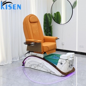 KISEN Wholesale Plumbing Foot Spa Salon Equipment Pedicure Chair Kneading Massage Foot Spa Pedicure <b>Extension</b> <b>Nail</b> Chair Sofa - Product Image 1