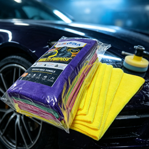 Lot de 36 serviettes microfibres pour le detailing automobile, 40*40cm, 300GSM, 350GSM, 400GSM - Product Image 1