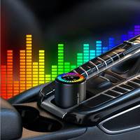 Diffuseur d'aromathérapie intelligent pour voiture électrique avec musique, lumières LED, lumière ciel étoilé, verre écologique, ultrasonique, utilisation sur bureau