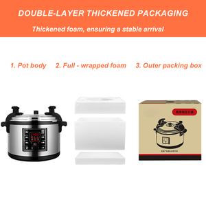 17L 45L 30L ไฟฟ้าเชิงพาณิชย์ขนาดใหญ่หม้อทำอาหารสแตนเลสเทคโนโลยีเยอรมันที่มีการควบคุมอัจฉริยะ - Product Image 6