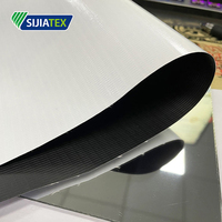 Rouleau de film PVC mat à base d'eau, matériau imprimable pour bannières enroulables, pour signalétique intérieure et impression numérique grand format