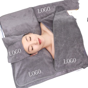 Asciugamano da bagno/testa/letto/cuscino in microfibra per salone di bellezza - Product Image 1