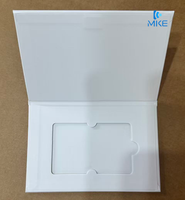 Carte-cadeau NFC, emballage en boîte blanche, impression
