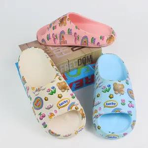 Nouveau design de pantoufles dormeuses chaussure babouche sandales plates pantoufles de maison pour dames vente en gros en usine