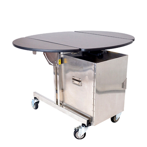 Hotel Hotel Ristorante <span class=keywords><strong>Cucina</strong></span> Pieghevole <span class=keywords><strong>Carrello</strong></span> di Servizio <span class=keywords><strong>Carrello</strong></span> di Servizio Scaldabagno Hotel <span class=keywords><strong>Carrello</strong></span> <span class=keywords><strong>Tavolo</strong></span> da Pranzo con Scaldino Elettrico - Product Image 4