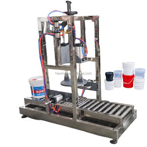 Machine de capsulage semi-automatique 10-25L grand seau de peinture antigel fût en plastique barils d'huile pneumatique Reblock Cap Machine - Product Image 2