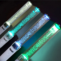 Bâton lumineux LED personnalisé avec logo, bâton lumineux clignotant pour concert, bâton lumineux pour événements et fêtes de mariage