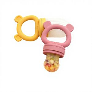 Sucette d'alimentation en silicone pour bébé, pour fruits et légumes, de qualité alimentaire, pour l'introduction des compléments alimentaires - Product Image 1