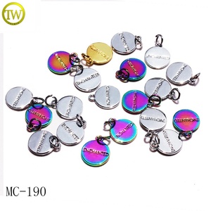 Mini logo personnalisé Bijouterie raccord étoile Forme <span class=keywords><strong>Bikini</strong></span> Métal Lettre Pendentif Bracelet en alliage de zinc Estampillé Nom Charm Tags à vendre - Product Image 6