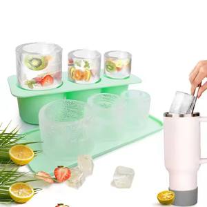 Vaso Tumbler de Silicona Ecológico de 40 oz para Stanley con Tapa Hermética para Enfriar Whisky, Cócteles y Café - Product Image 5