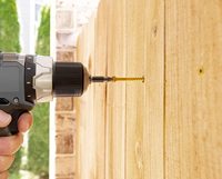 Vente en gros #10X4 "Vis à bois 1 LB Vis à pont à filetage grossier Vis Torx à tête plate en étoile