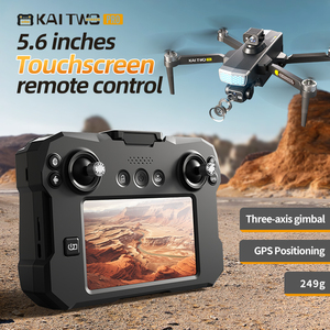 KAI Remote Control HD dua kendaraan Aerial tanpa awak, pengendali jarak jauh GPS tiga sumbu tahan lama, kamera ganda 1.2km Gambar - Product Image 5