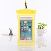 Tas tahan air Pvc casing ponsel untuk iphone samsung bening Pouch Case tahan air pelindung tas ponsel