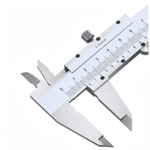 Alta precisión (graduación <span class=keywords><strong>de</strong></span> 0,02mm), doble escala (métrica/Imperial), se adapta a la medición <span class=keywords><strong>de</strong></span> metal/plástico-<span class=keywords><strong>Vernier</strong></span> calibrador (tipo II) - Product Image 4
