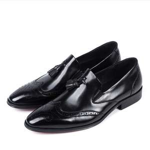 รองเท้าหนังลำลองสไตล์วินเทจคุณภาพสูงสำหรับผู้ชายไซส์ใหญ่ - เหมาะสำหรับงานเลี้ยงอย่างเป็นทางการ - Product Image 1