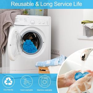 Boules filtrantes écologiques réutilisables 50 mm blanches 3,1 lb, sac sous vide en fibre de polyester, média filtrant pour <span class=keywords><strong>piscine</strong></span>, boules filtrantes pour le nettoyage de la <span class=keywords><strong>piscine</strong></span> - Product Image 5
