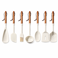 Ensemble de spatules en silicone personnalisées pour la cuisine, spatule à œufs en silicone de qualité alimentaire, spatule en silicone résistante à la chaleur, ensemble d'ustensiles de cuisine en silicone antiadhésifs