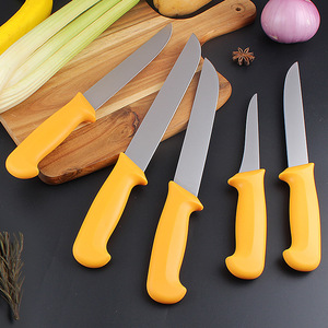 5‑Piece Butcher Boning <b>Knife</b> <b>Set</b> Stainless Steel Slaughter <b>Knives</b> with Injection Molded PP Handle 3Cr13Mov Stainless Steel - Product Image 2