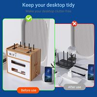 Boîte de rangement pour routeur WiFi, armoire WiFi pour cacher le routeur et le modem, boîte décorative pour routeur, pour le bureau et la maison