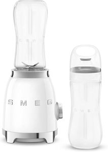 Mixeur personnel de style rétro des années 50 avec bouton rétroéclairé et deux bouteilles sans BPA de 600 ml PBF01WHUS - Product Image 3