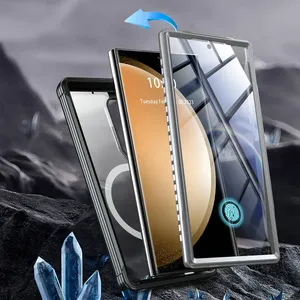 Funda Protectora Antigolpes para <span class=keywords><strong>Samsung</strong></span> S24 Ultra S20, Protección de 360 Grados, Carcasa Trasera para <span class=keywords><strong>Galaxy</strong></span> S23 <span class=keywords><strong>FE</strong></span> <span class=keywords><strong>S</strong></span> <span class=keywords><strong>23</strong></span> Plus 5G, Funda Magnética <span class=keywords><strong>S</strong></span> 24 - Product Image 4