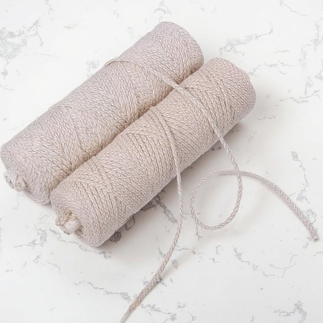 J10-187  Aromatherapy Candles DIY Smokeless Wax Wicks 15-60 Strands of Cotton Paper Wax Wicks Candle Cotton Threads
