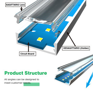 Lentille <span class=keywords><strong>LED</strong></span> concave en PMMA pour bandes <span class=keywords><strong>LED</strong></span> linéaires, lentille d'extrusion linéaire concave, lentille <span class=keywords><strong>LED</strong></span> - Product Image 2