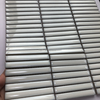 Kit de carreaux de mosaïque en céramique et porcelaine en forme de bande kat Carrelage pour mur et sol