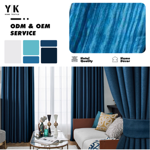 Tende di Lusso per <span class=keywords><strong>Soggiorno</strong></span> e Camera da Letto, Tenda Oscurante Blu per <span class=keywords><strong>Finestra</strong></span> e <span class=keywords><strong>Porta</strong></span> Moderna Grigia - Product Image 1