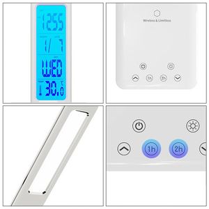 2025 Decorative Desk <b>Night</b> Promotion Type C Chargeable <b>Stand</b> Folding Portable LED Desktop Lamp for Study - Product Image 3