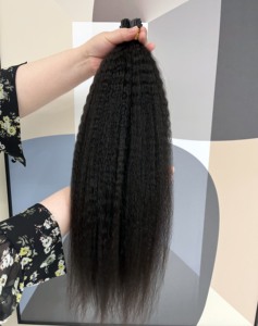 Bán Buôn 100% Liệu Ấn Độ Remy Tóc Kinky Thẳng Đôi Rút Ra 0.8G Mini Tôi <span class=keywords><strong>Tip</strong></span> Phần Mở Rộng Chất Lượng Cao Tóc Con Người - Product Image 3