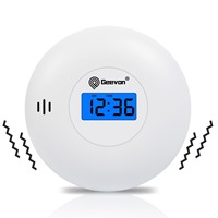 Jam Alarm Getar Kreatif dan Kuat dengan Layar LCD, Mode Senyap, Dua Alarm, Intensitas Dapat Disesuaikan, Desain Modern untuk Pelajar