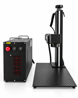 Marqueur laser à fibre 2.5D 3D avec autofocus programmable, prend en charge DXF/PLT/BMP pour la gravure en relief 3D sur métaux et pierres