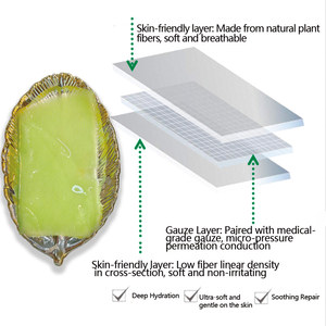 Mascarilla Facial de Tela de Gasa Médica Y573 <span class=keywords><strong>Cactus</strong></span> Water-Gauze, Reparadora, Blanqueadora, Hidratante Profunda, Material de <span class=keywords><strong>Sustrato</strong></span> de Tela Verde - Product Image 2