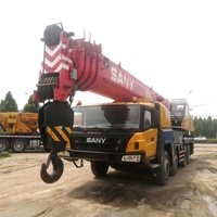 Grue mobile d'occasion Sany STC1000 100 tonnes, moteur Weichai, boîte de vitesses, hauteur de levage maximale 120 m, système hydraulique d'origine pour la construction