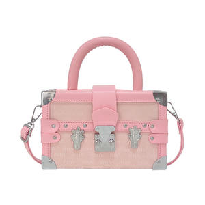 Sac de boîte de mode exquis nouveau sac à bandoulière de couleur unie pour femmes sac de messager à la mode - Product Image 1