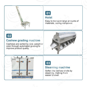 Orme Trung Quốc Hoàn Toàn Tự Động Bộ Vi Xử Lý Máy Nut Dây Chuyền Sản Xuất Nguyên Liệu Điều Quá Trình Nhà Máy - Product Image 2
