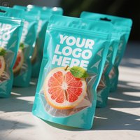Sachets de pochette debout en feuille d'aluminium de qualité alimentaire emballant des sacs en mylar aux fraises pour les fruits secs